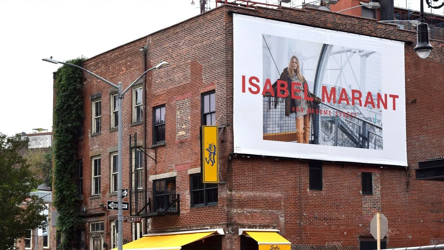 Isabel Marant wall billboard